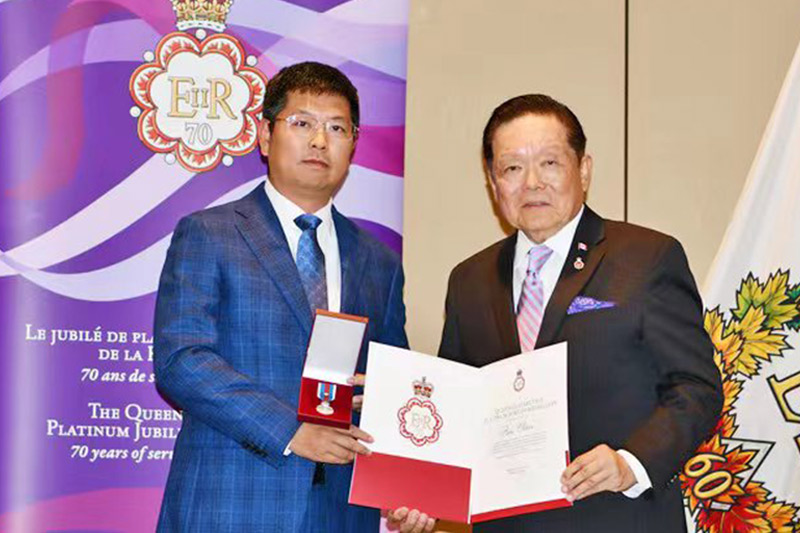 為加拿大社區建設、文化推廣作出貢獻